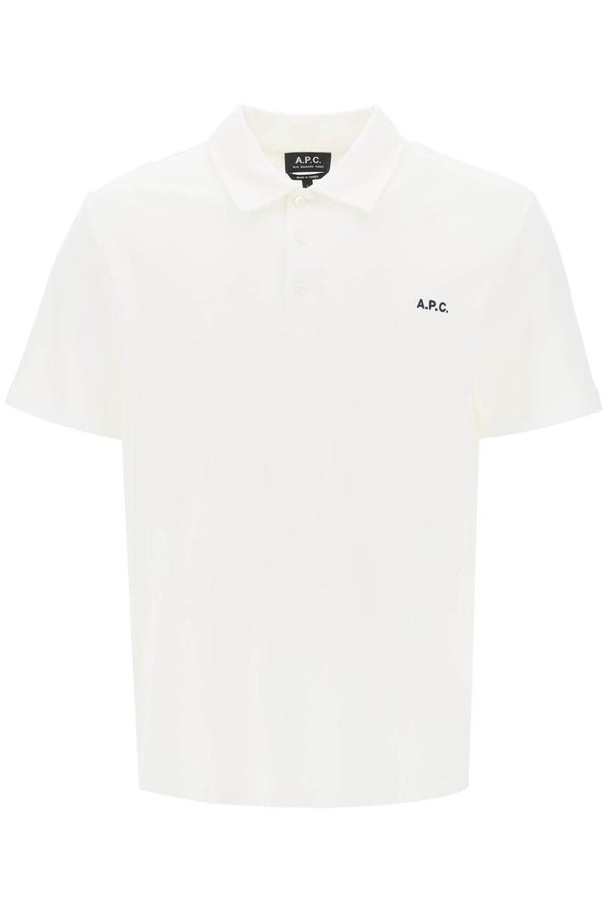 A.P.C. A.P.C. Logo Embroidered Short-Sleeved Polo Shirt