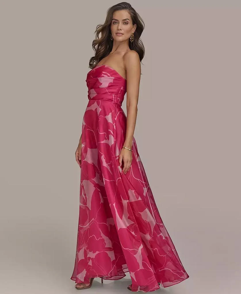 Donna Karan Women's Printed Strapless Ball Gown - Free Shipping -  BeyondStyle