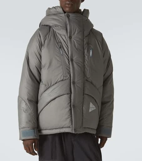 And Wander Logo puffer jacket 3