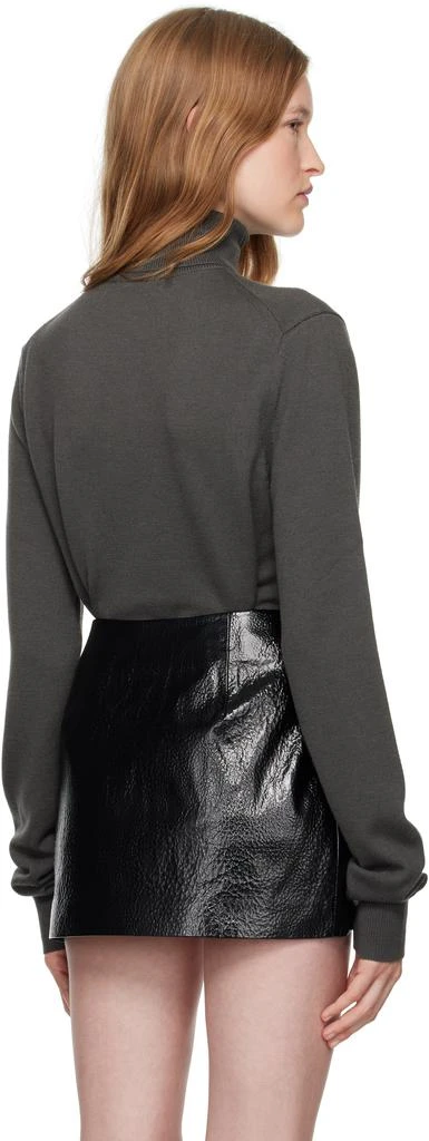 The Frankie Shop Gray Eve Thin Turtleneck 3