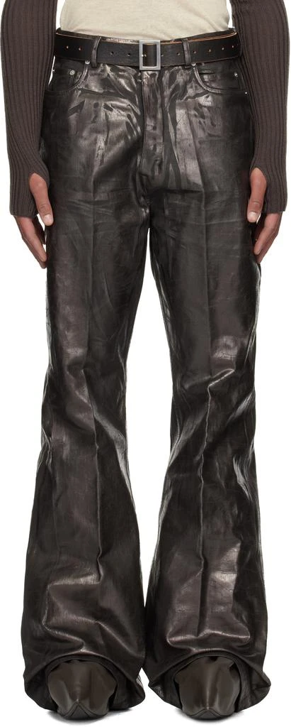 Rick Owens Black Concordians Bolan Jeans 1