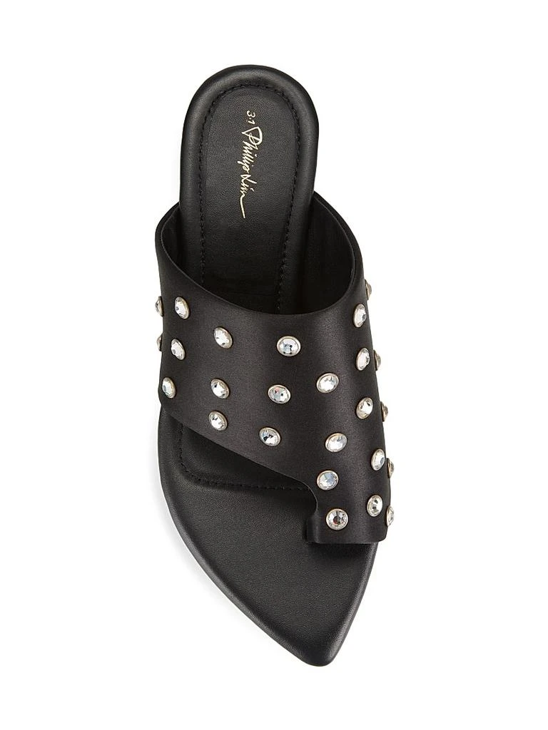 3.1 Phillip Lim Verona Embellished Satin Sandals 5