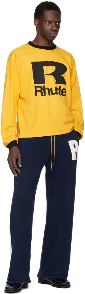 Rhude Yellow Petrol Long Sleeve T-Shirt 4