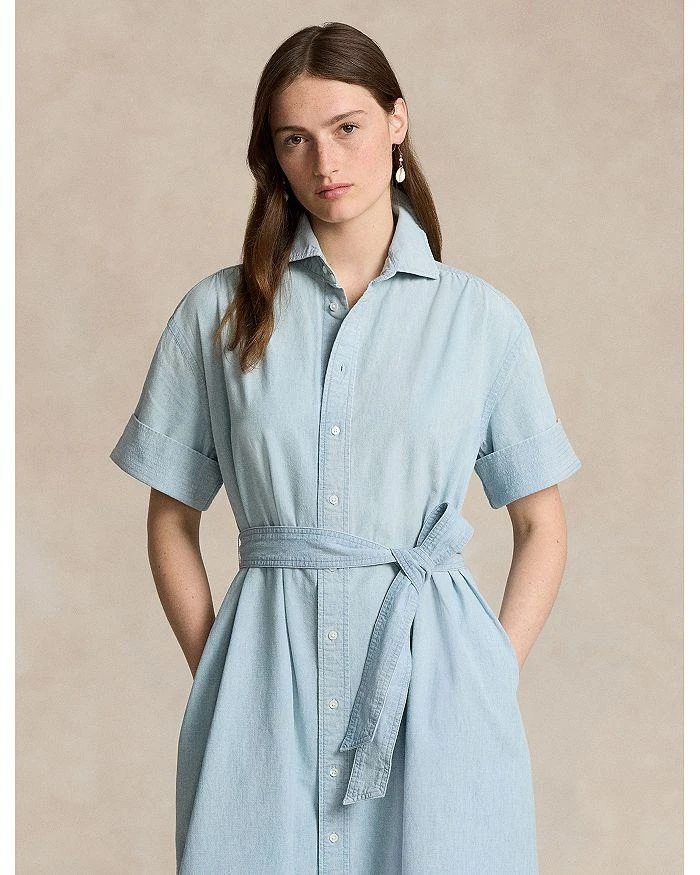 Ralph Lauren Chambray Midi Shirt Dress 5