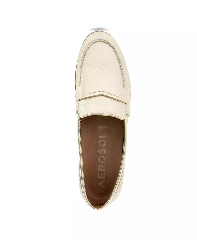 Aerosoles Women's Winona Almond Toe Loafer Flats 4