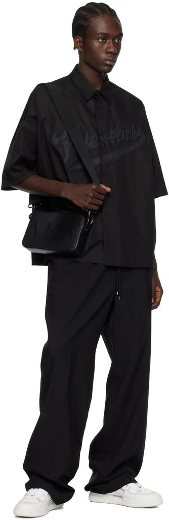 Valentino Black 'VLTN' Crossbody Bag 4