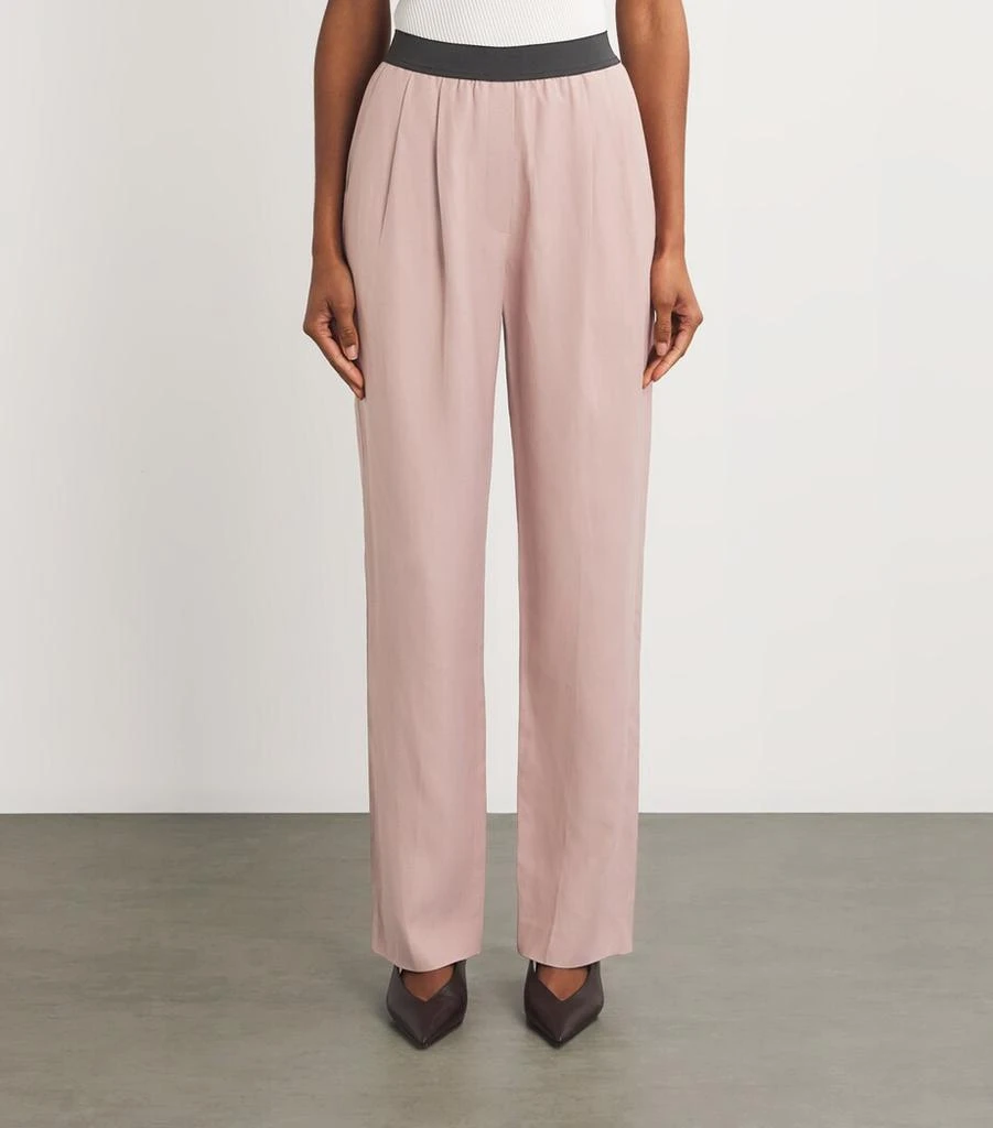 Loulou Studio Elasticated Straight Tailored Trousers 3