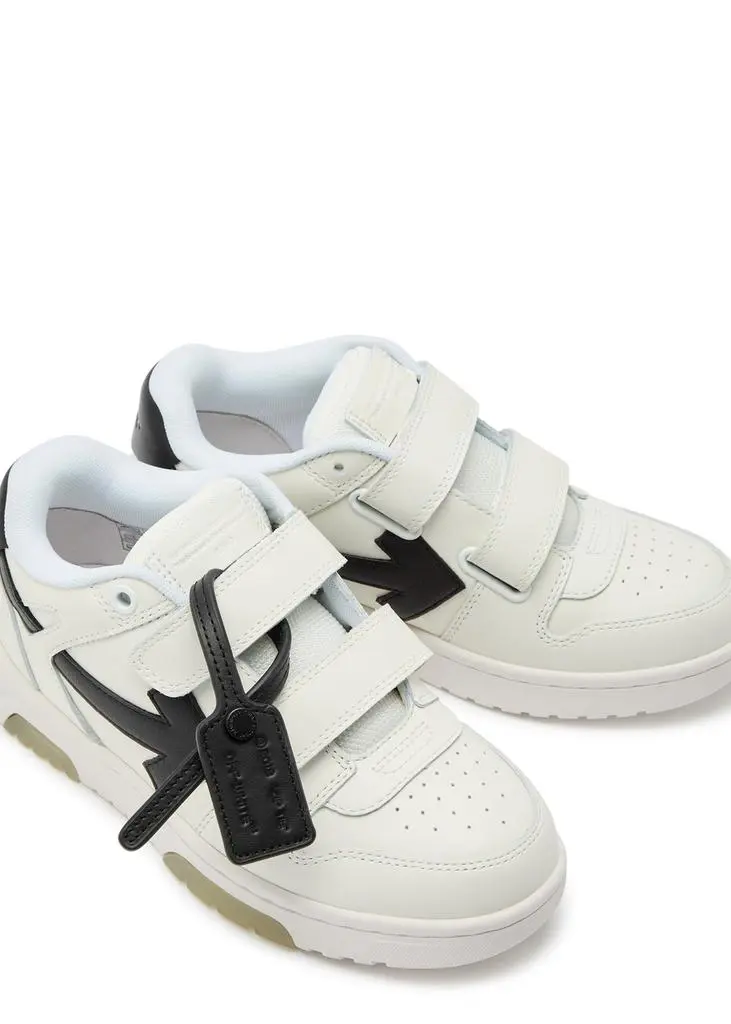Off-White KIDS Out Of Office panelled leather sneakers (IT25-IT33) 3