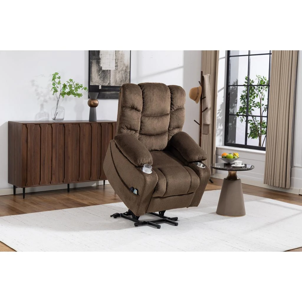 Streamdale Furniture Streamdale Ultra-wide electric lounge chair with massage, heating, and standing function.