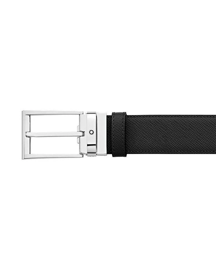 MontBlanc Men's Contemporary Reversible Leather Belt 4