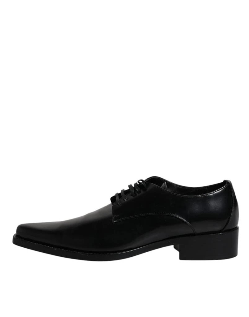 Dolce & Gabbana Patent Leather Derby Men Dress Women's Shoes (Pre-Owned) 6