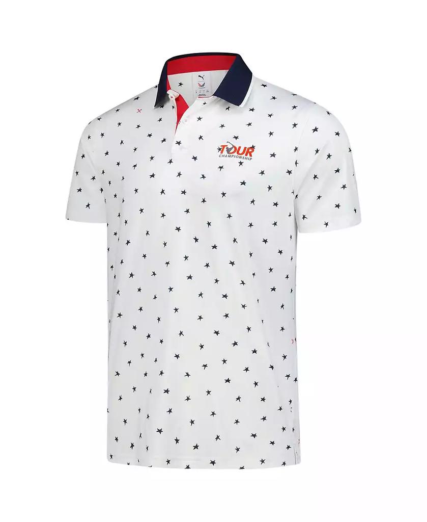 Puma x Volition Men's White Tour Ship Dancing Star MATTR Polo Shirt