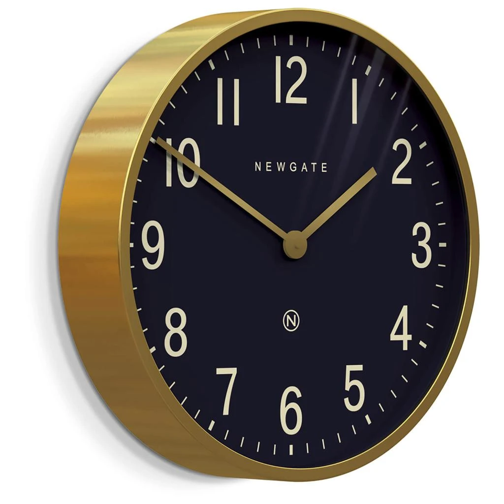 Newgate Mr Edwards Wall Clock - Radial Brass 2