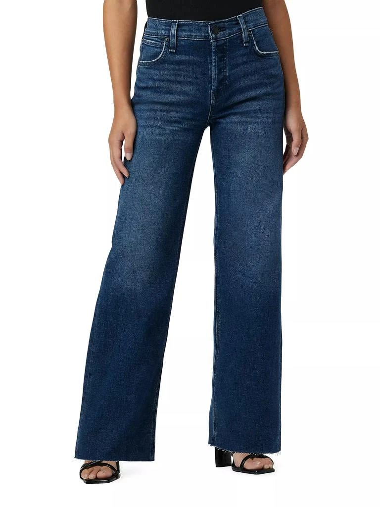 Hudson Petite Rosie High-Rise Wide-Leg Jeans 3