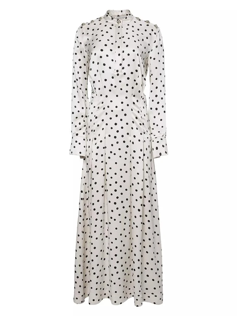 Altuzarra Felicia Polka-Dot Silk Maxi Dress 1