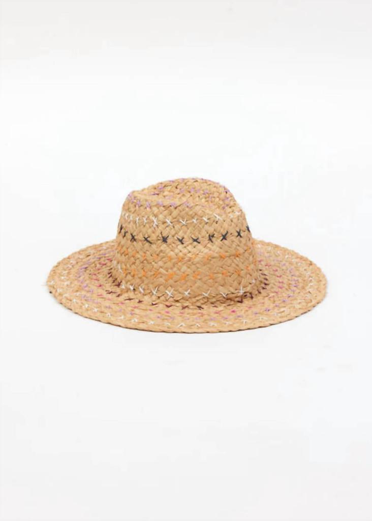 Hat Attack Hat Attack - Women's Josie Embroidered Straw Hat