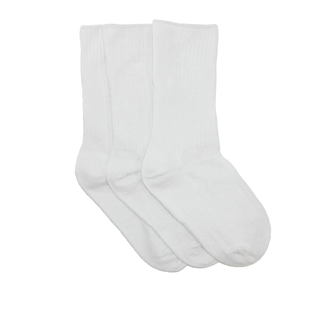 Jefferies Socks Kids
 Cotton Seamless Toe Casual Crew Sock (Pack of 3)