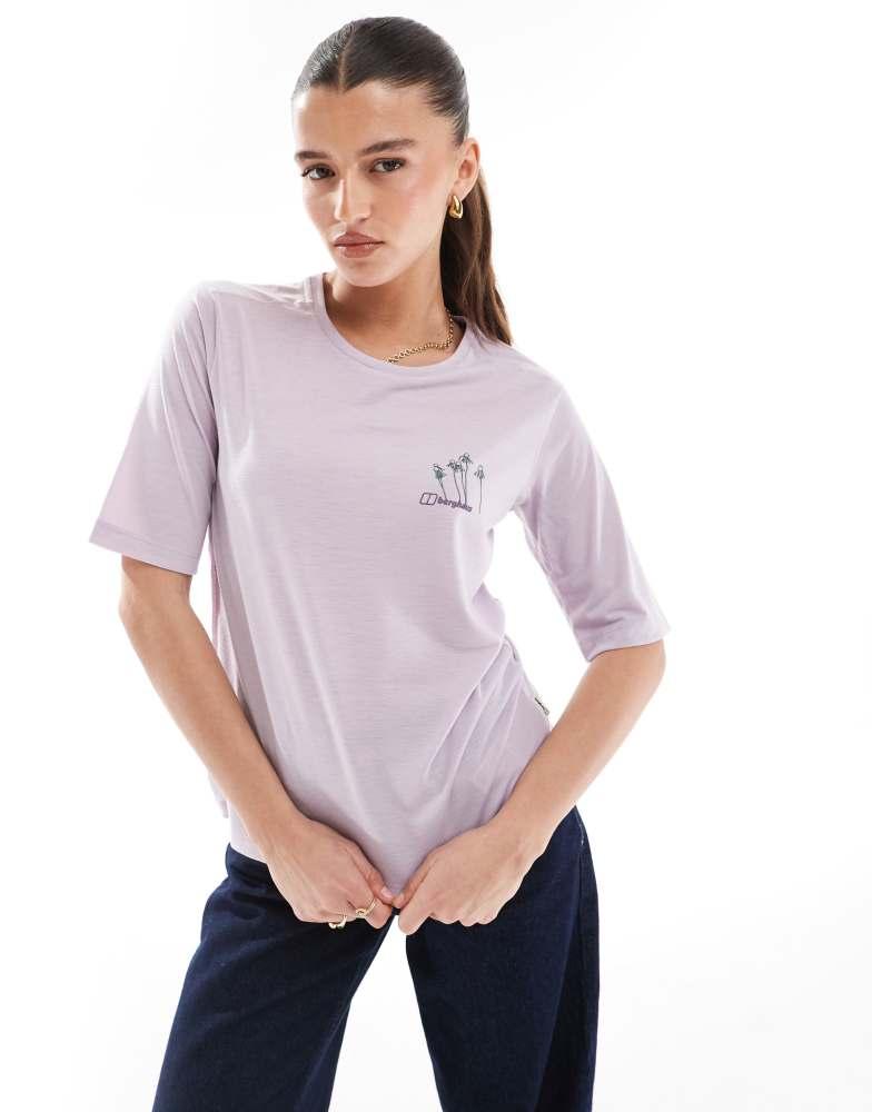 Berghaus Berghaus T-shirt coneflower short sleeve t-shirt in cloud