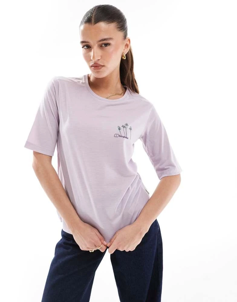 Berghaus Berghaus T-shirt coneflower short sleeve t-shirt in cloud 1