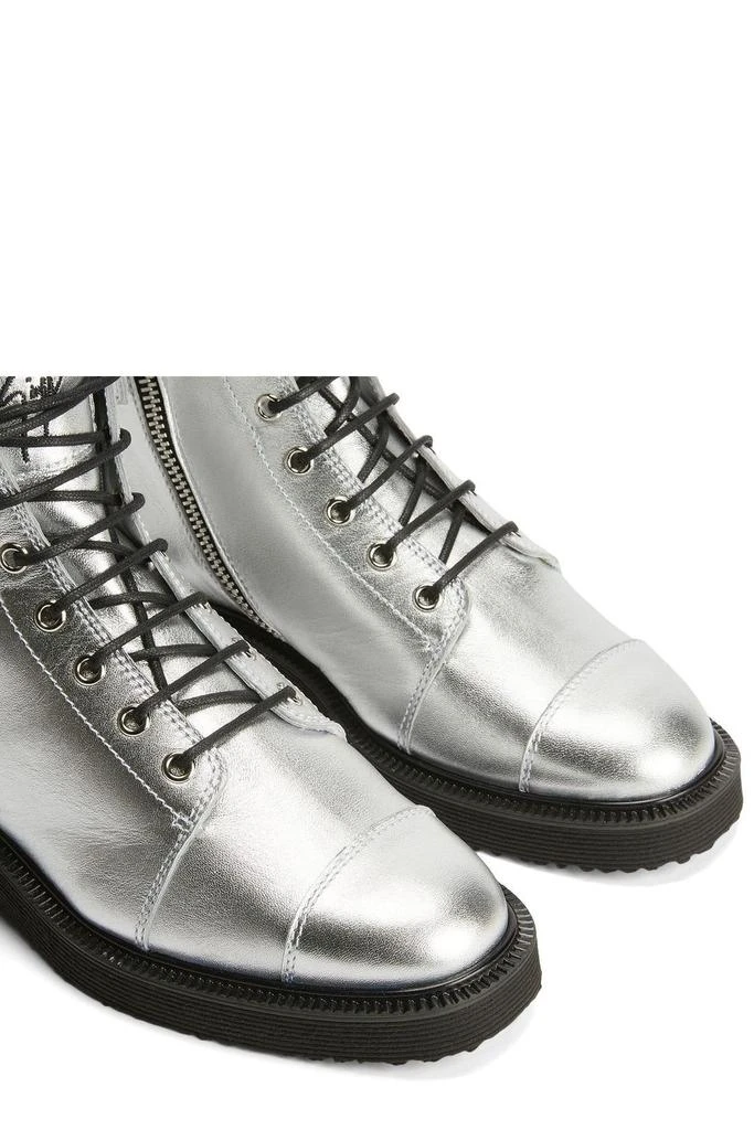 Giuseppe Zanotti Giuseppe Zanotti Thora Lace-Up Biker Boots 4