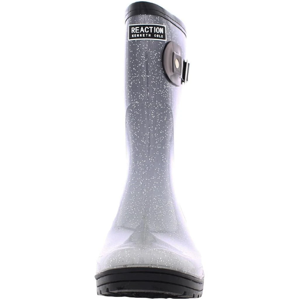 Kenneth Cole Rain Buckle Ombre Womens Glitter Mid-Calf Rain Boots 4