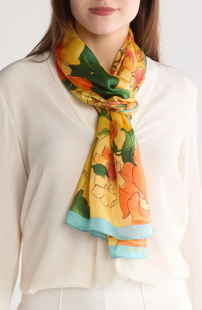 Vince Camuto Summer Garden Oblong Scarf 1