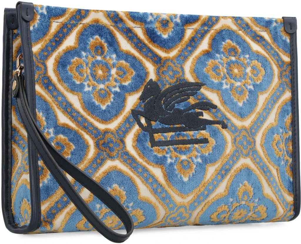 ETRO Etro Pegaso Embroidered Zipped Makeup Bag 3
