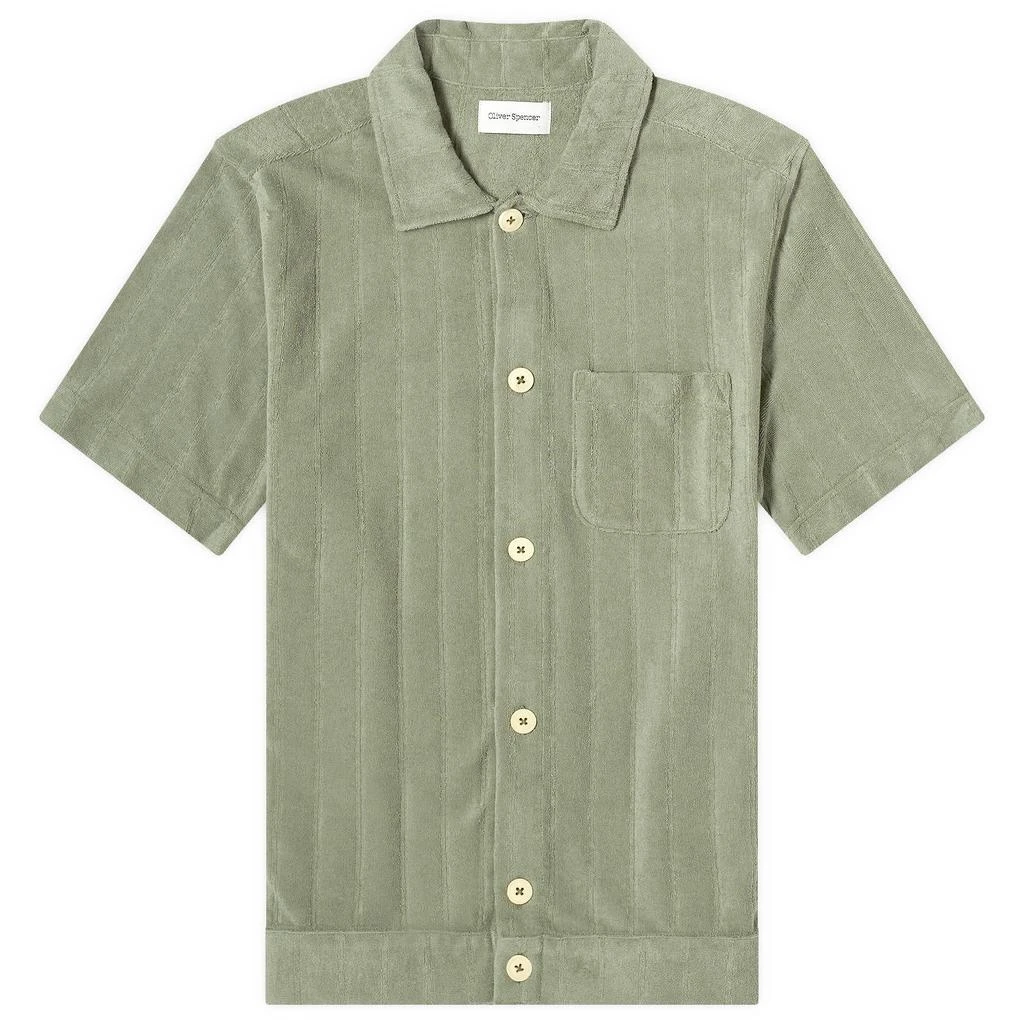 Oliver Spencer Oliver Spencer Ashby Short Sleeve Terry Shirt 1