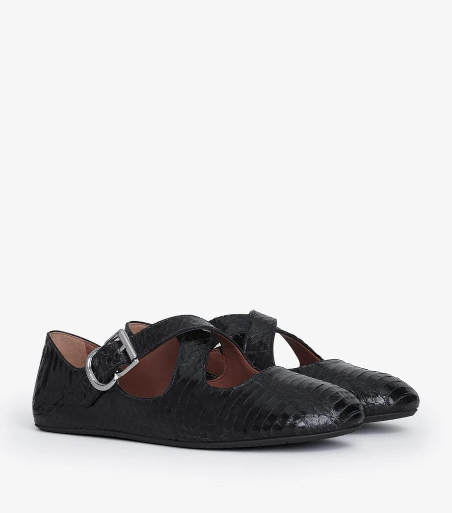 Alaïa Snakeskin Ballet Flats 3