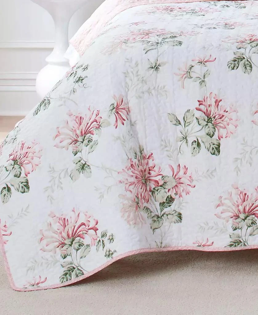 Laura Ashley Honeysuckle Cotton Reversible 2-Pc. Quilt Set, Twin 7