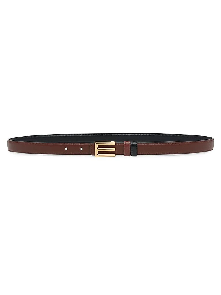 ETRO Monogram Leather Reversible Belt 1