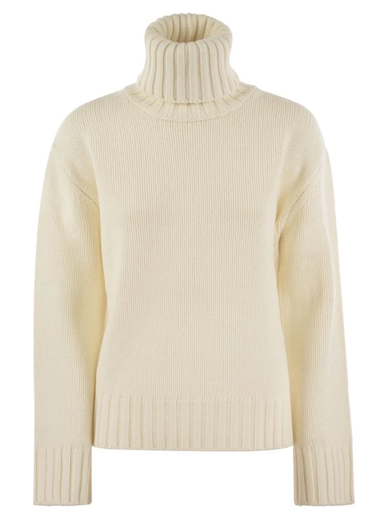 Fabiana Filippi Wool, Silk And Cashmere Blend Turtleneck Sweater 1
