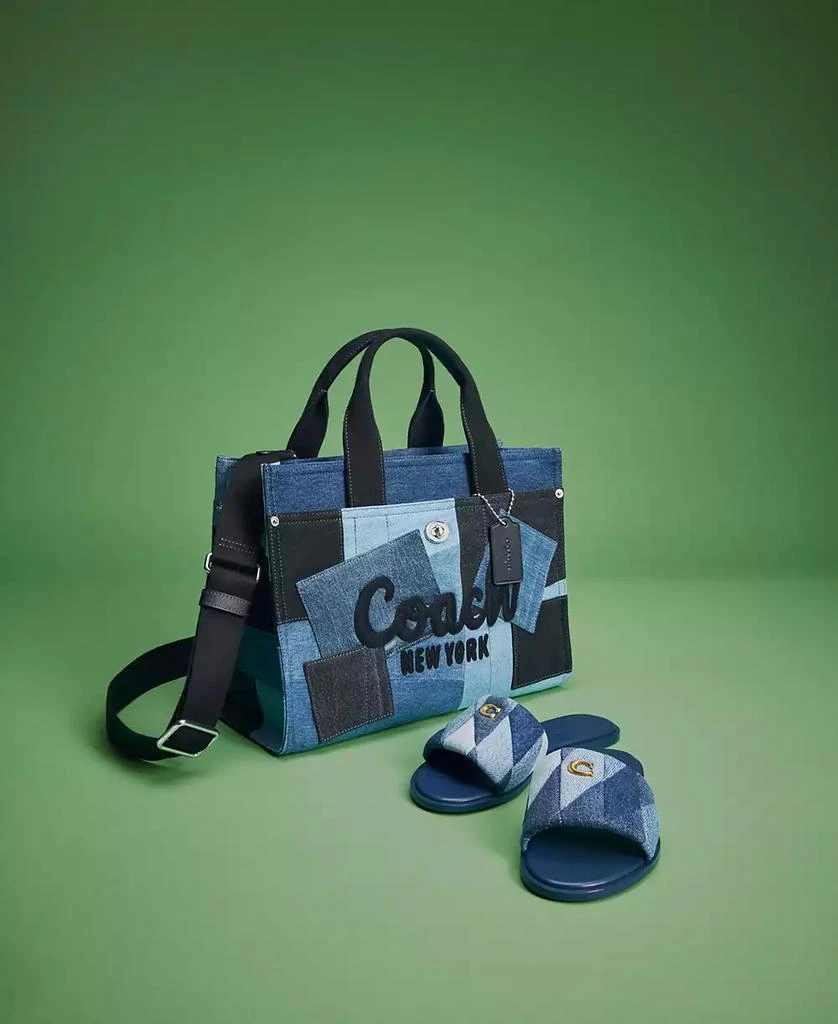 Coach Women's Holly Quilted Patchwork Slide Sandals 6