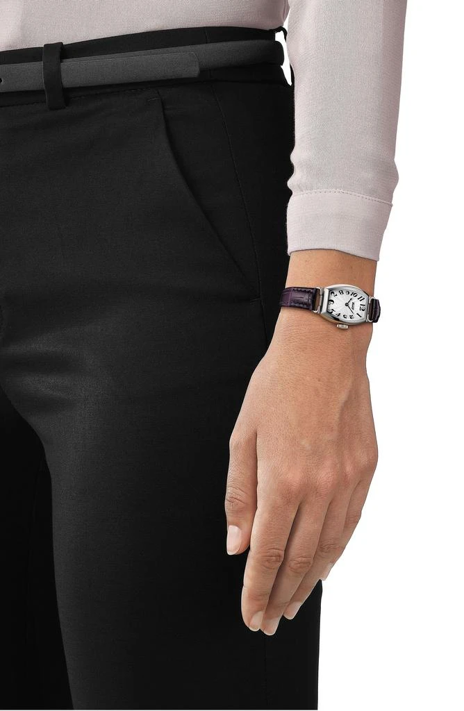 Tissot Heritage Tonneau Leather Strap Watch, 22mm 2