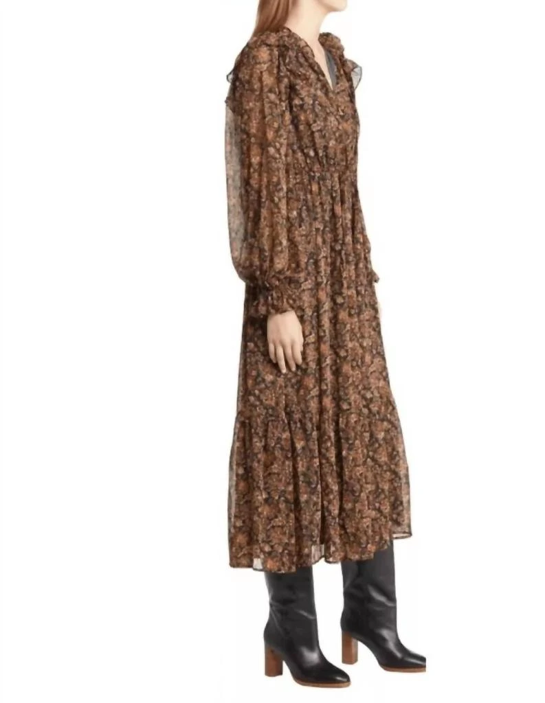 Moon River Moon River - Floral Ruffle Maxi Dress 2