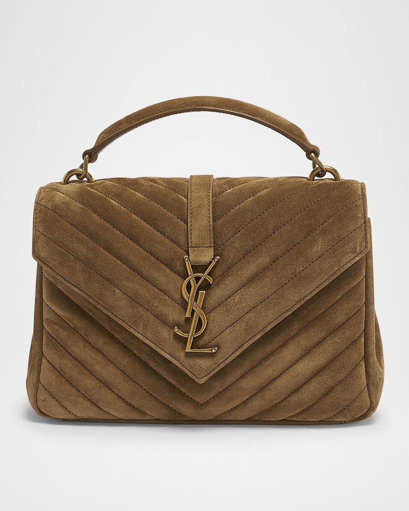 バッグ Yves saint Laurent suede shoulder bag Saint Laurent Kate Medium Reversible Chain Bag in Suede and