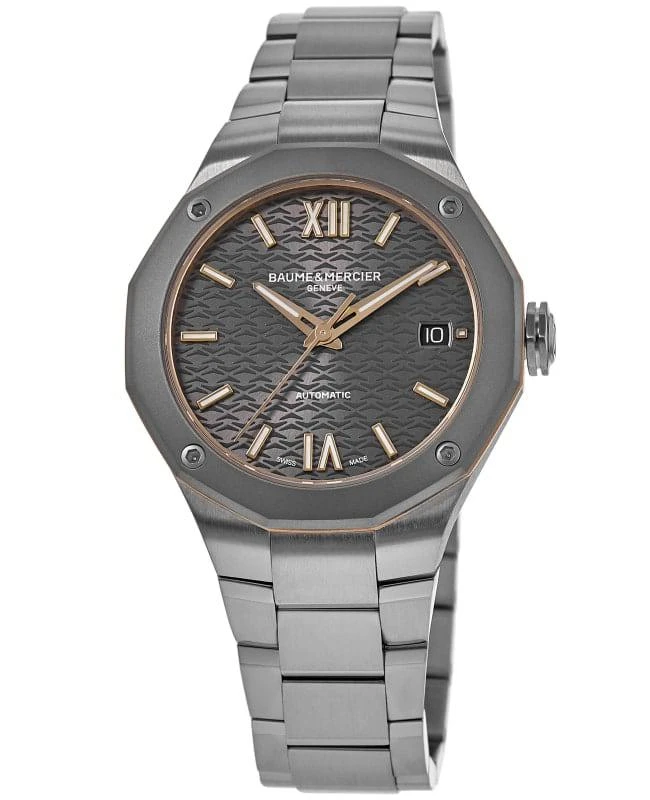 Baume & Mercier Baume & Mercier Riviera 36mm Grey Dial Steel Women's Watch 10661 1