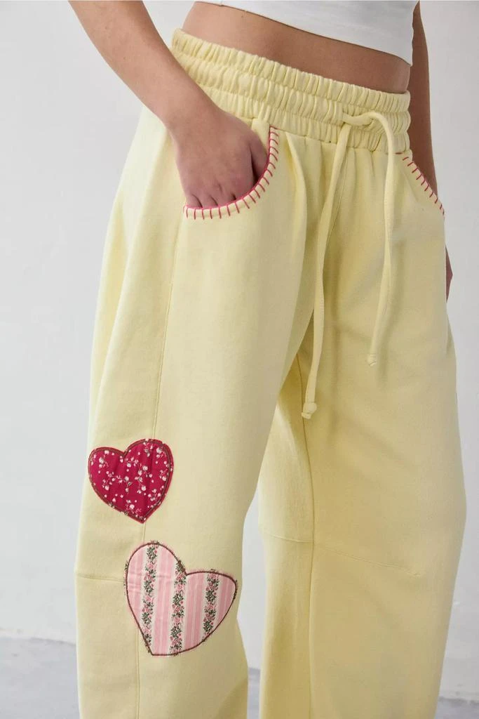 Out From Under Out From Under Essential Patched Graphic Barrel Leg Full Length Sweatpant 3