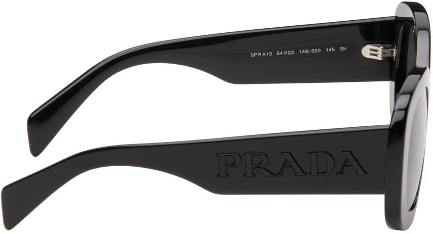 Prada Black Round Sunglasses 2