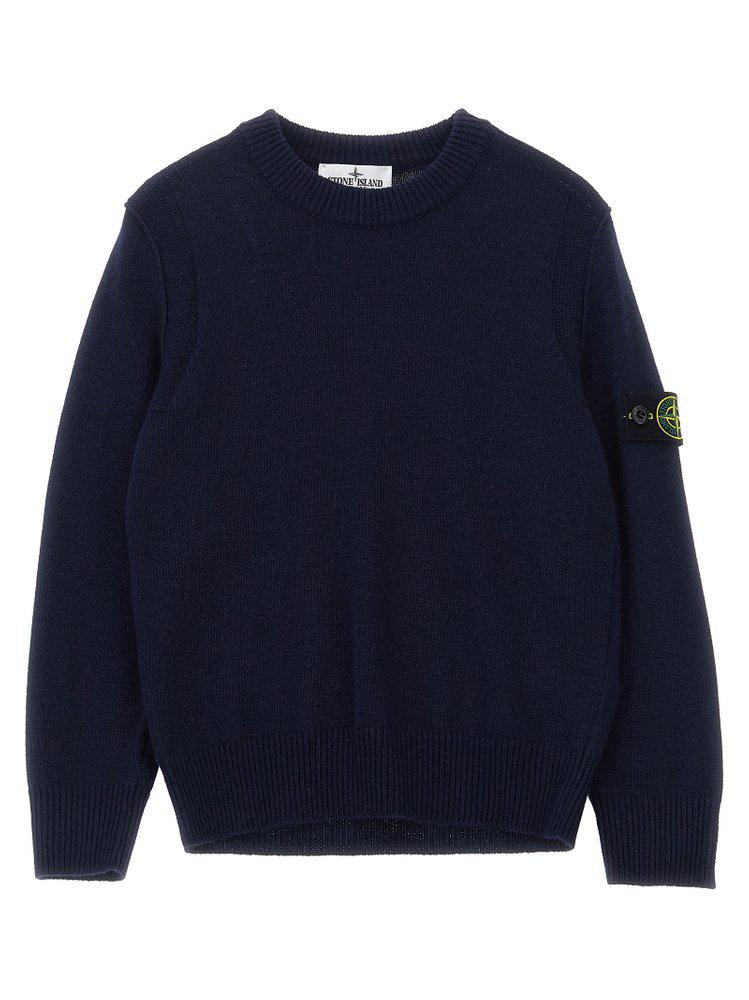Stone Island Junior Stone Island Junior Logo Patch Knitted Jumper