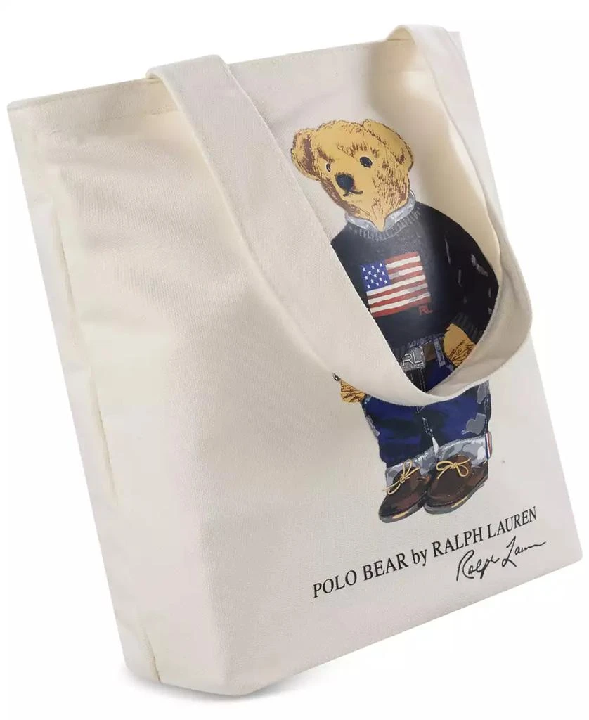 Ralph Lauren Kids Polo Bear Canvas Tote Bag 10
