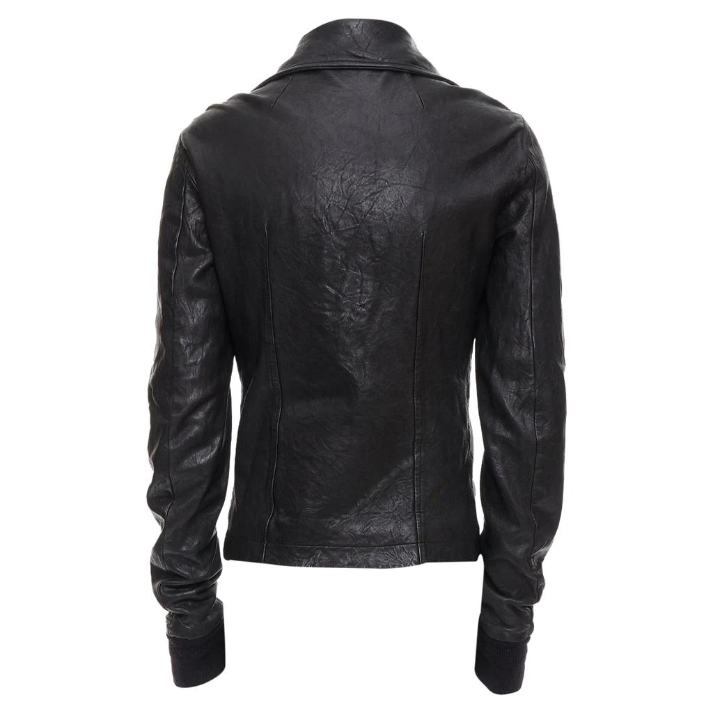 Rick Owens Lambskin Leather Olmar Mirta Zip Motorcycle Jacket 6