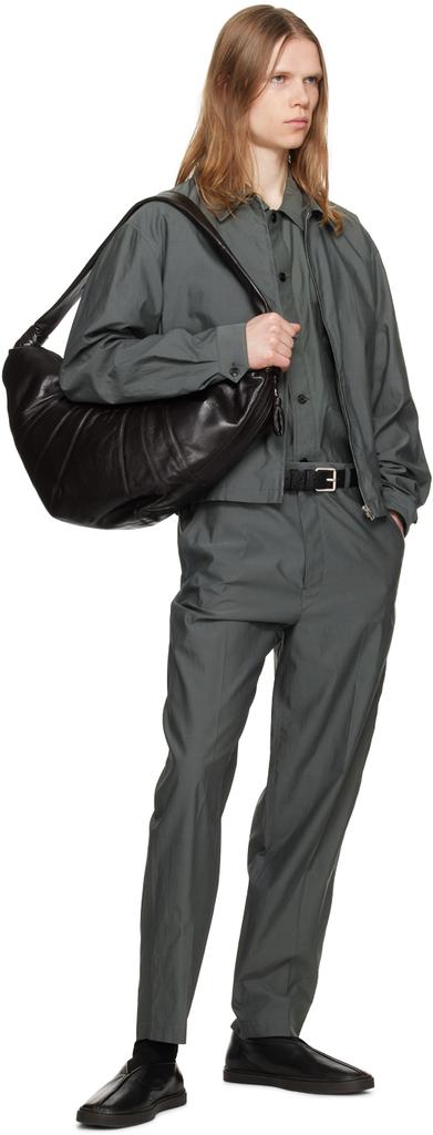 Lemaire Green Washed Jacket - Jackets - Free Shipping