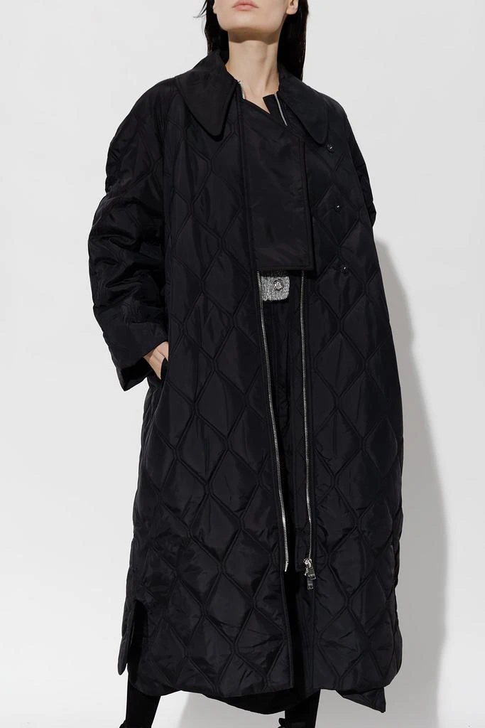 Ganni Ganni Ripstop Quilted Coat 3