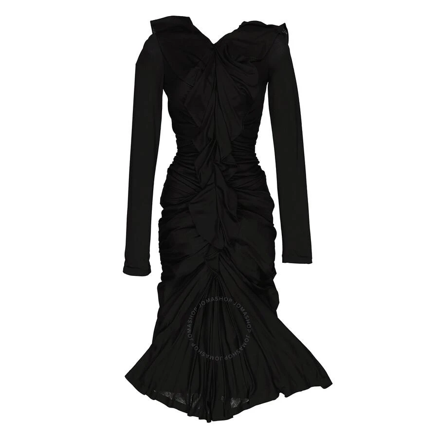 Burberry Black Edith Long-Sleeved Dress 1