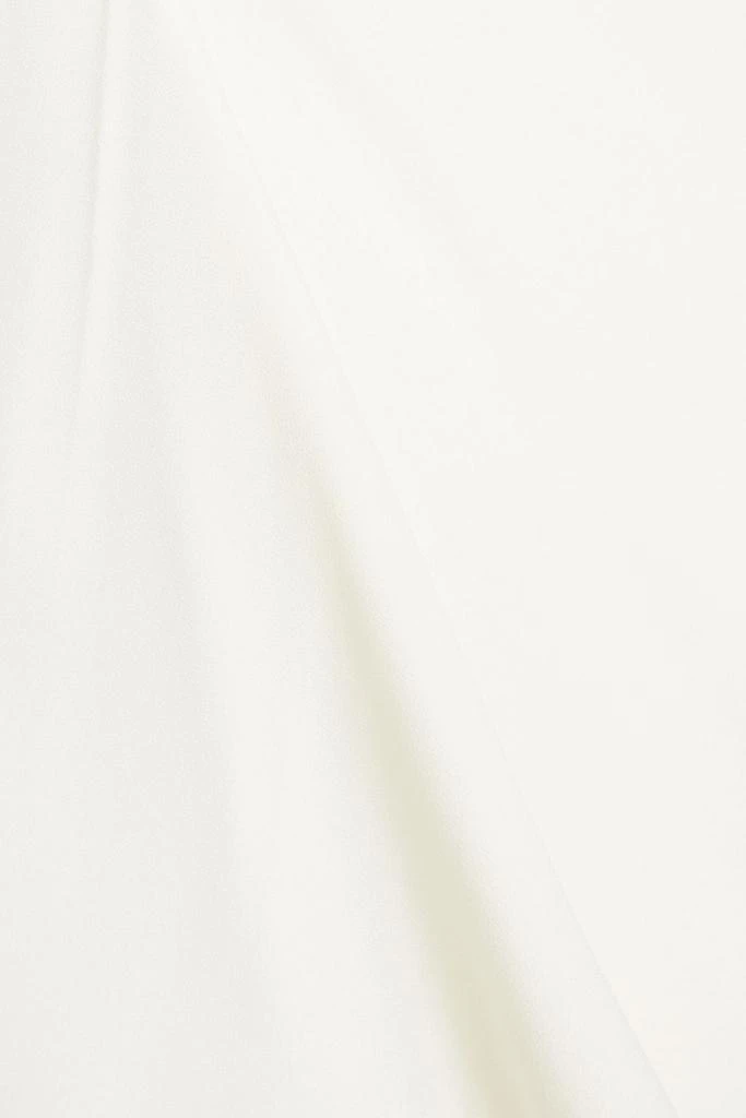 Victoria Beckham Cutout satin-crepe top 4