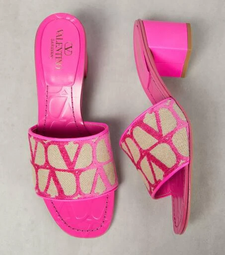 Valentino Toile Iconographe canvas mules 6