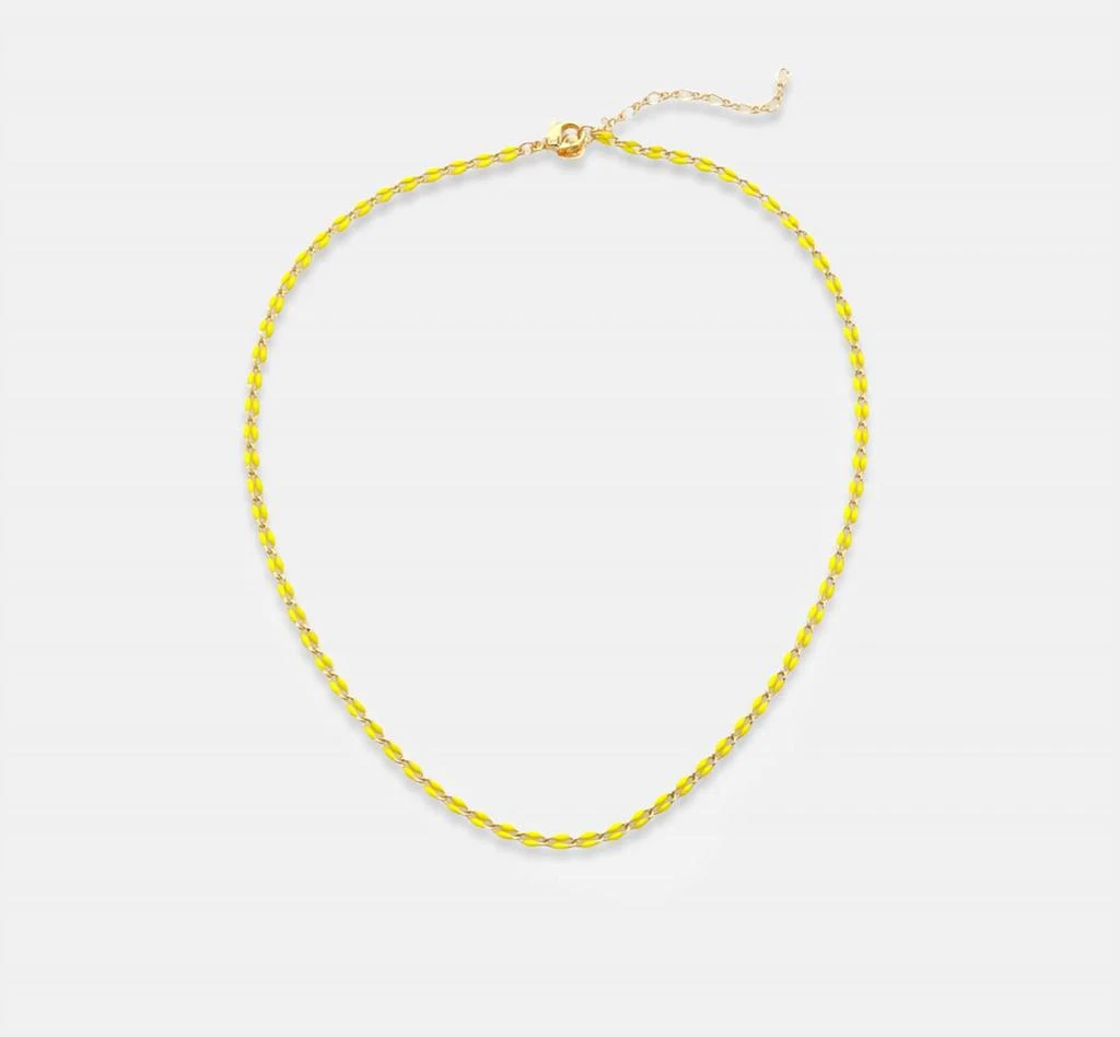 OMG BLINGS Omg Blings - Women
s Dainty Enamel Chain Choker