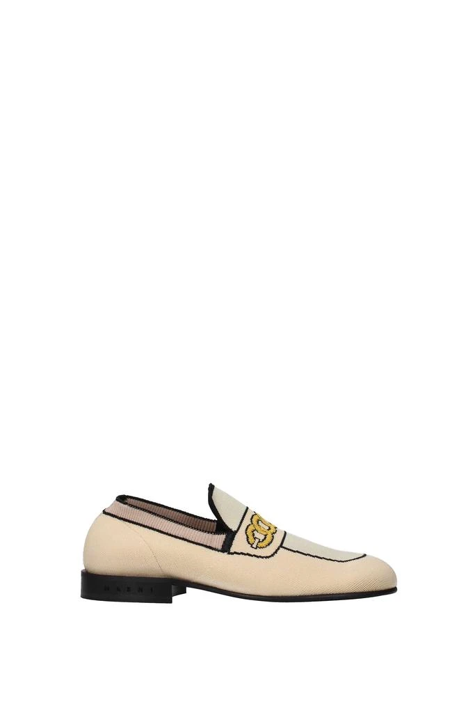 Marni Loafers Fabric Beige 1