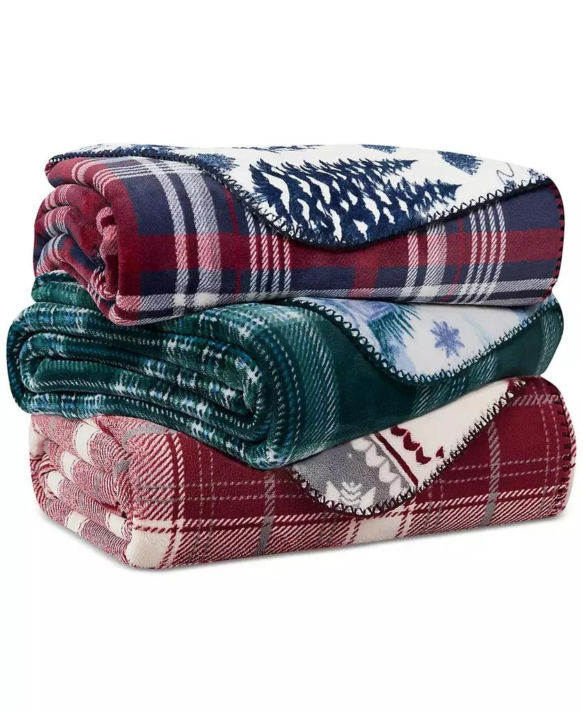 UGG Reversible Plaid Throw, 50" x 70" 1